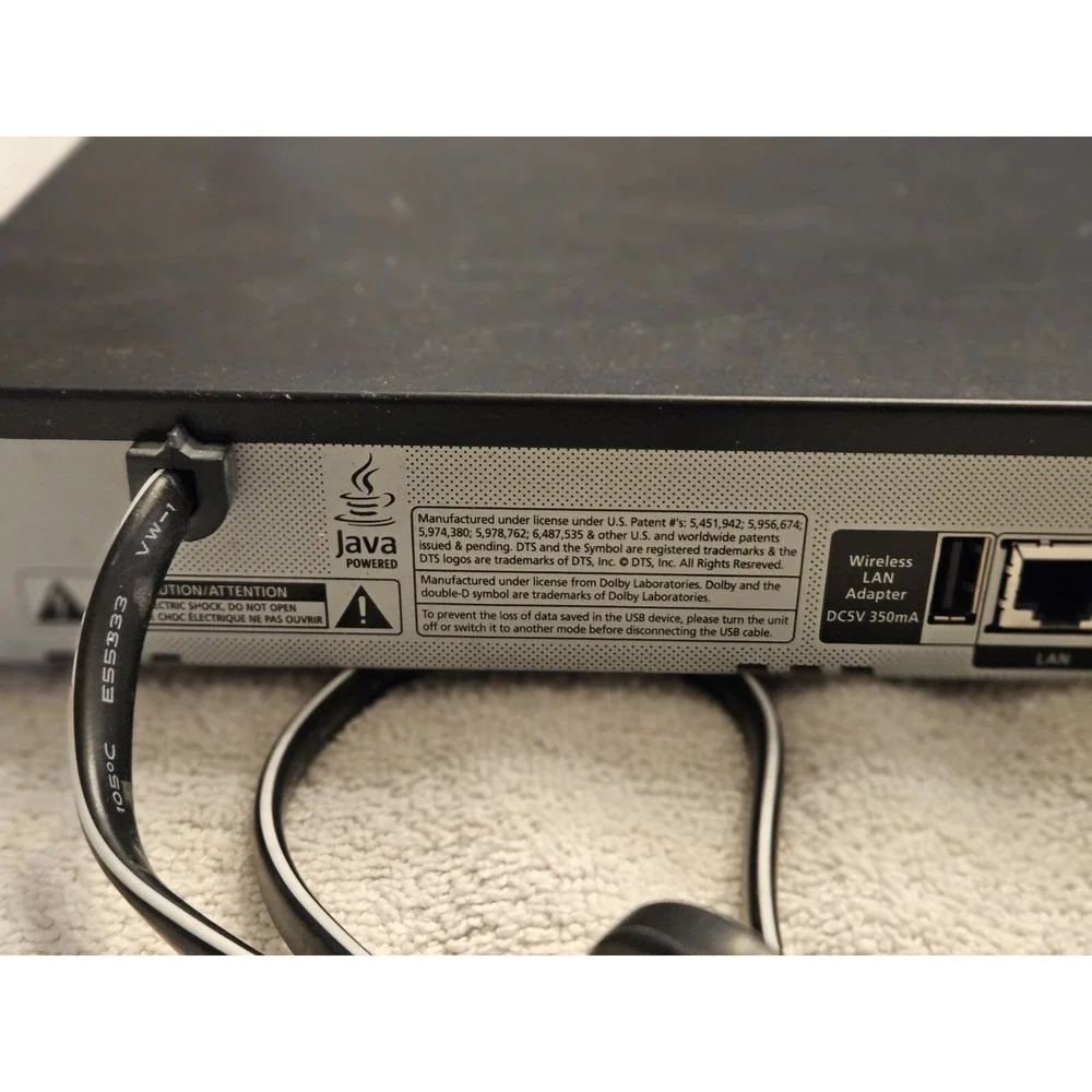 Samsung BD-D5300 Blu-Ray Player No Remote Control TESTED